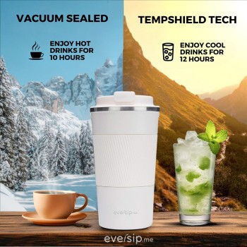 Vacuum Travel Mug White